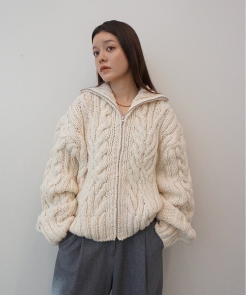 TODAYFUL Volume Handknit Cardigan