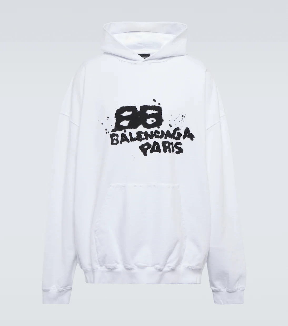 Balenciaga Logo Cotton Hoodie