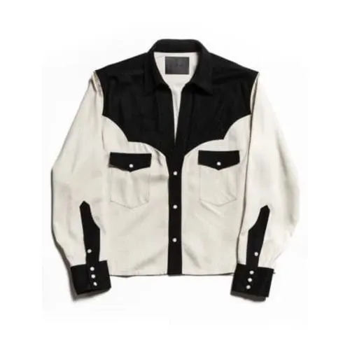 The Letters WESTERN CUTTING SHORT SHIRT