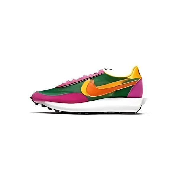 sacai × NIKE LDV WAFFLE PINE GREEN