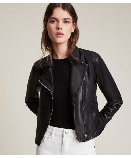 ALLSAINTS VELA LEATHER BIKER JACKET