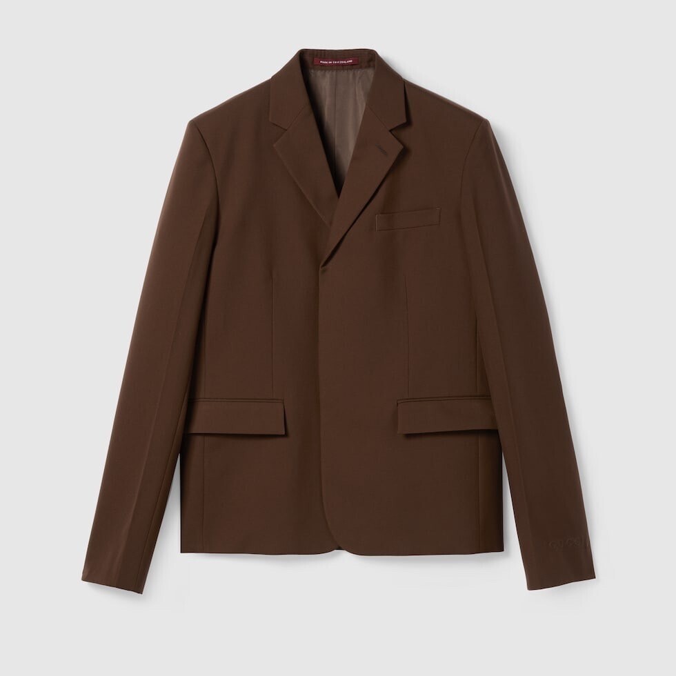 GUCCI エンボス ウール ジャケット