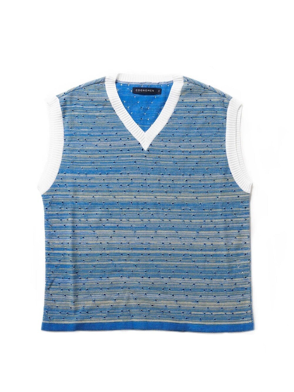 COGNOMEN Empathic Knit Vest - Blue