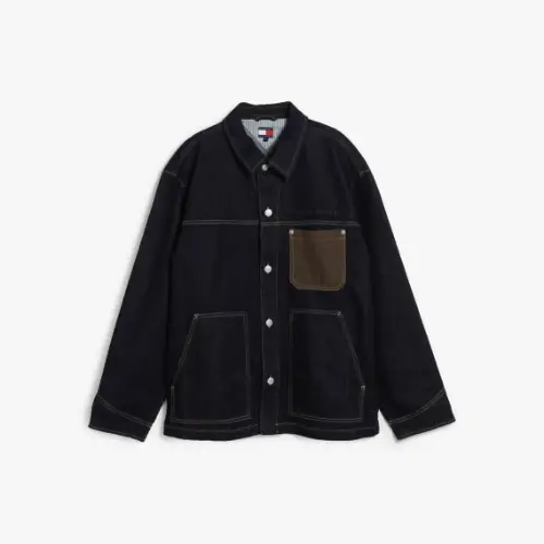 Tommy Jeans パッチポケット付きデニムジャケット