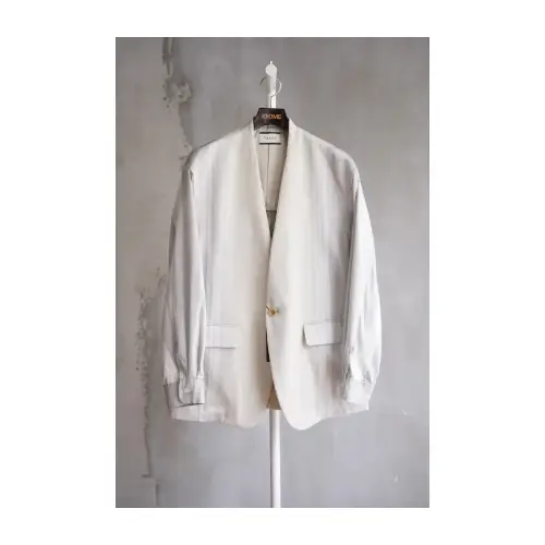 TAAKK NO COLLAR JACKET SHIRTS