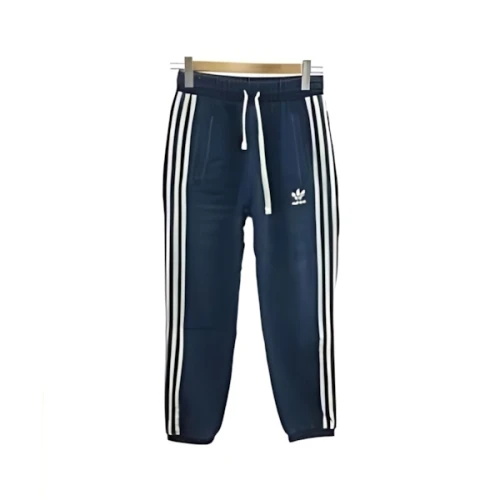 adidas FRENCH TERRY DENIM SLIM TRACK PANTS
