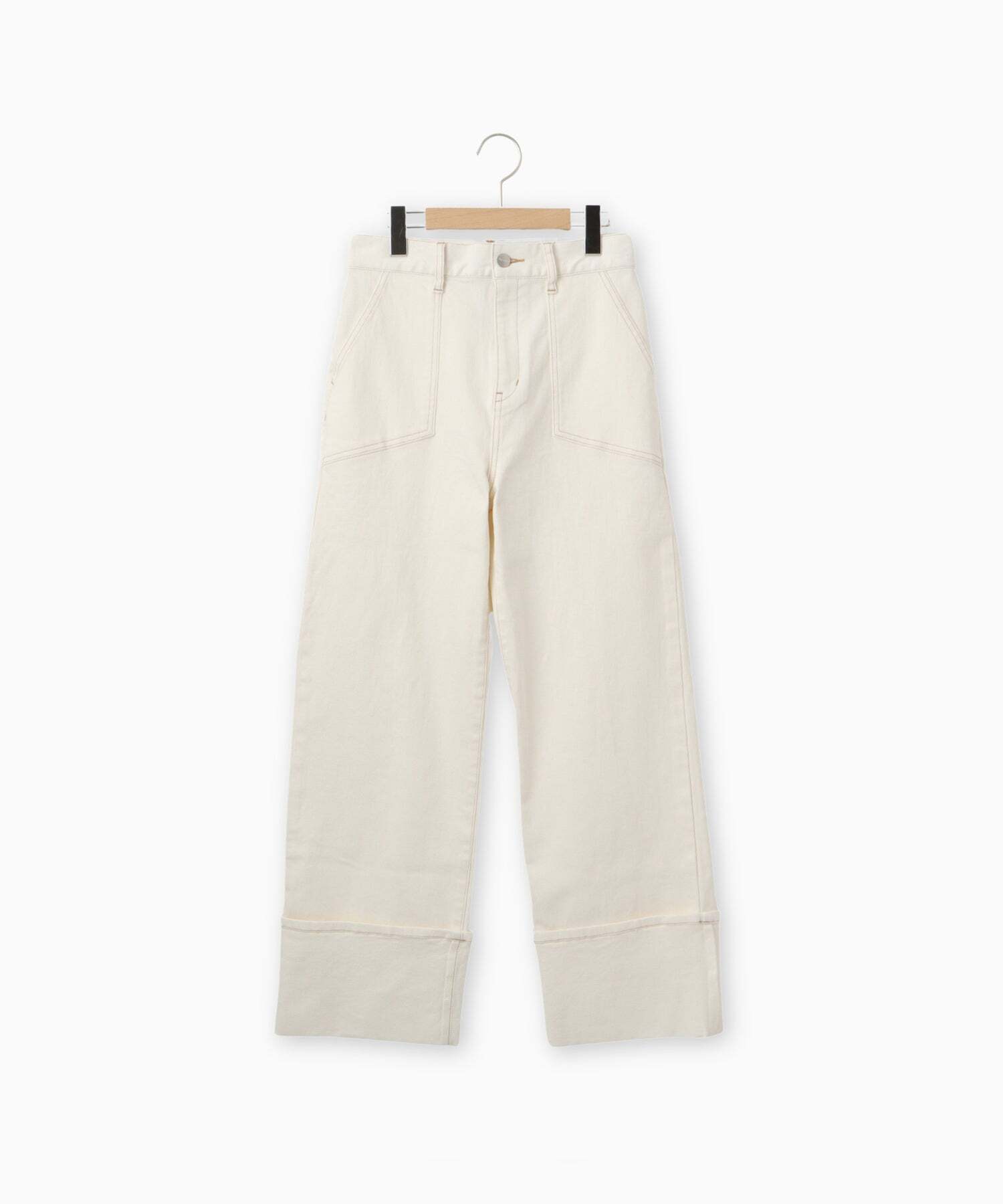 Mylanka ロールアップデニムパンツ
