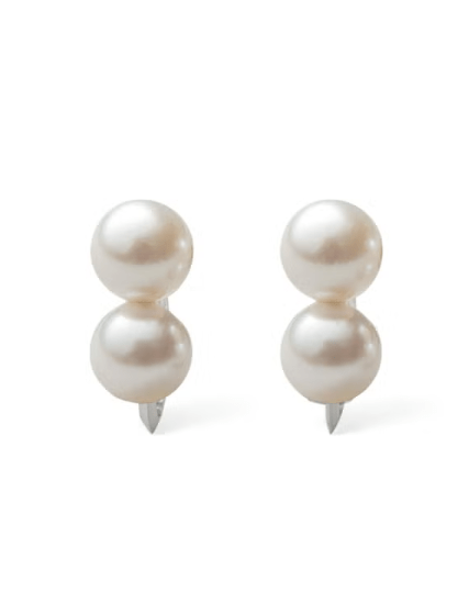 Pearl for Life Carina あこや真珠 2粒イヤリング