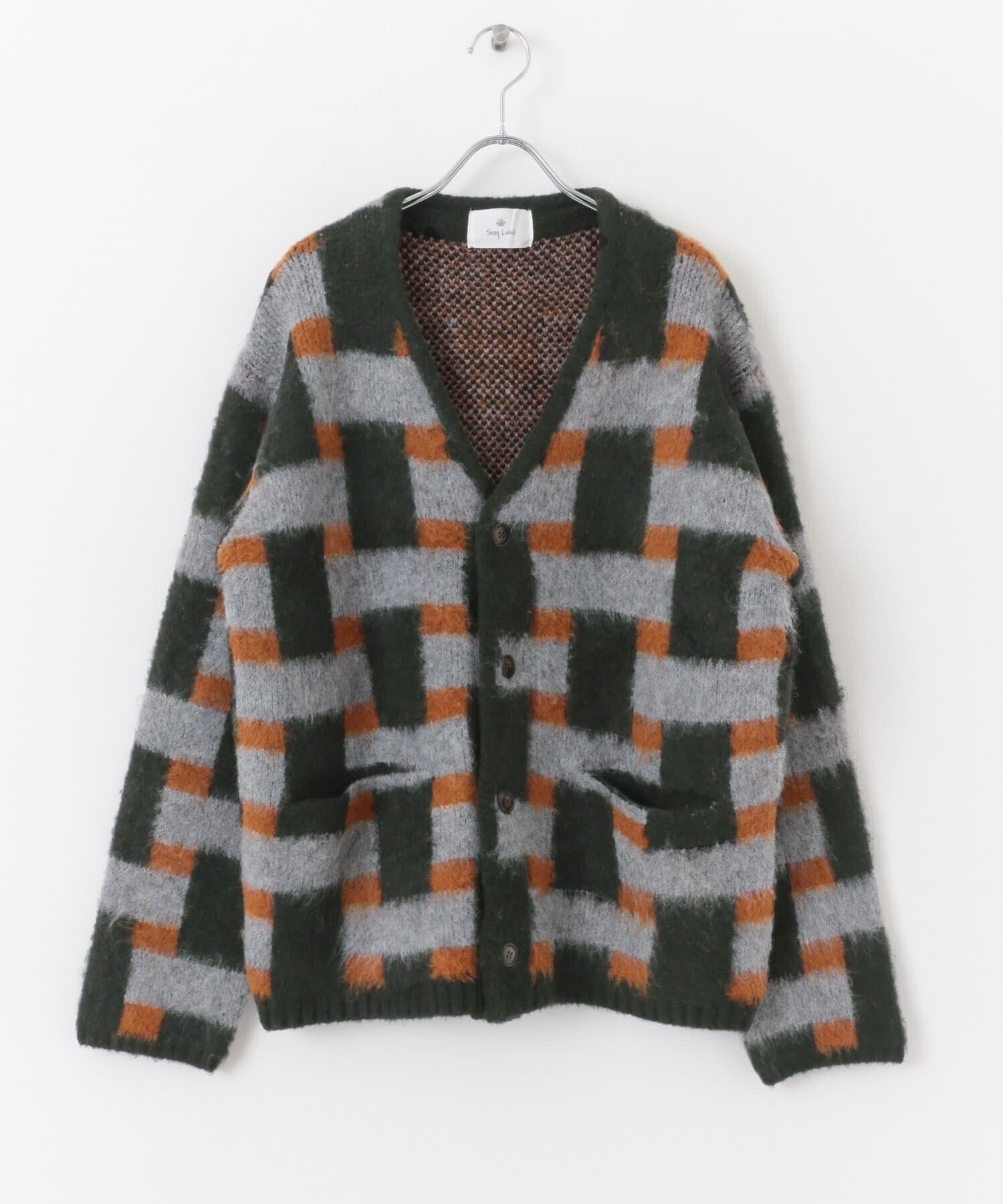 URBAN RESEARCH Sonny Label モヘアタッチVネックカーディガン