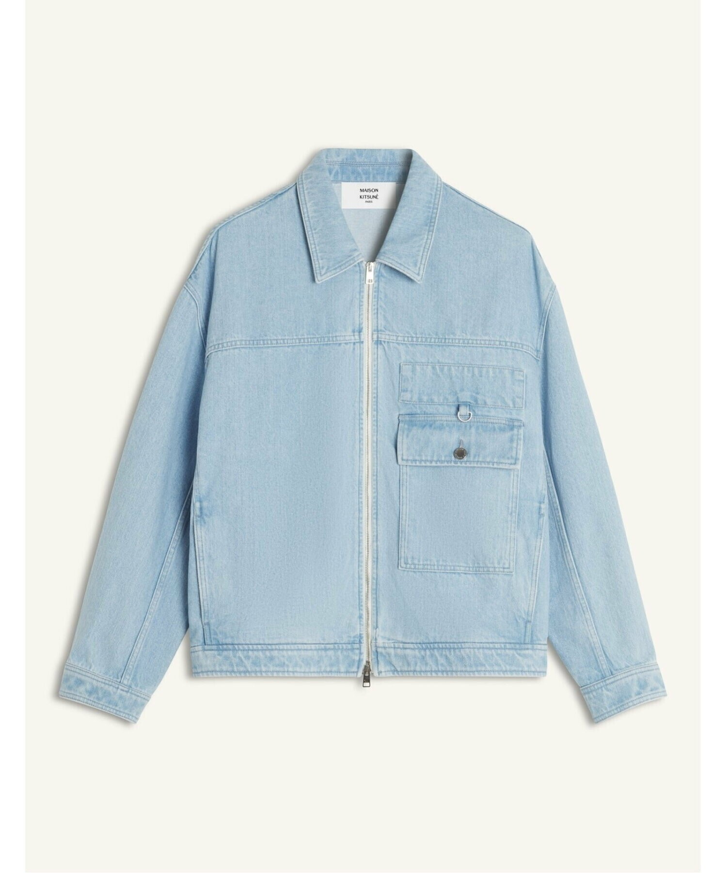 Maison Kitsuné (M)ZIPPED DENIM JACKET