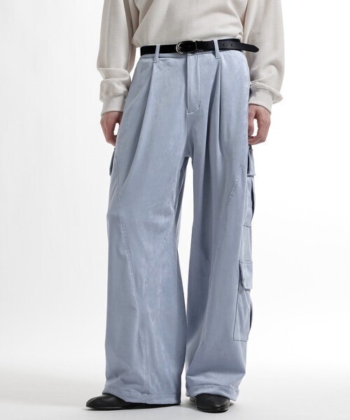 HARE 【SET UP対応】LUXEレザーカーゴパンツ(HARE)