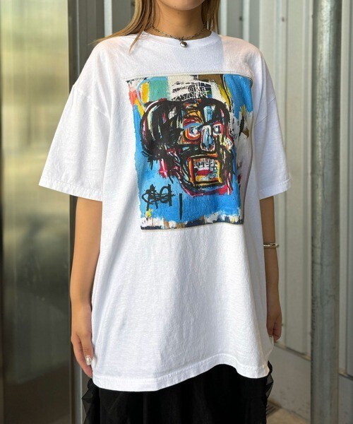 Ciaopanic 【Jean-Michel Basquiat/ジャン=ミシェル・バスキア】別注 UNTITLED ART LS TEE