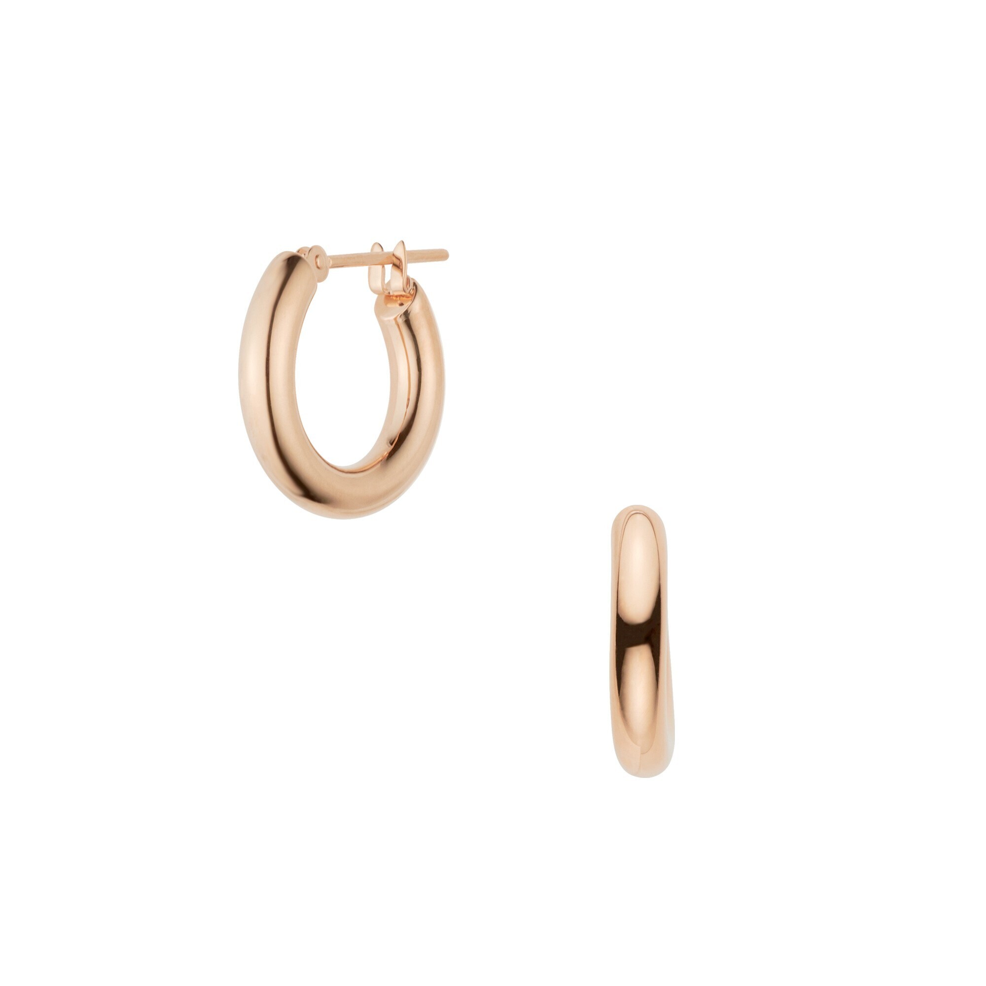 Vendome Aoyama ピンクゴールド フープピアス