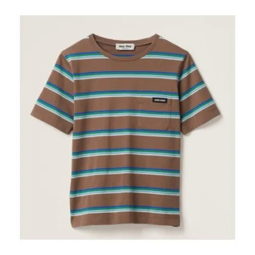 MIU MIU ジャージー Tシャツ