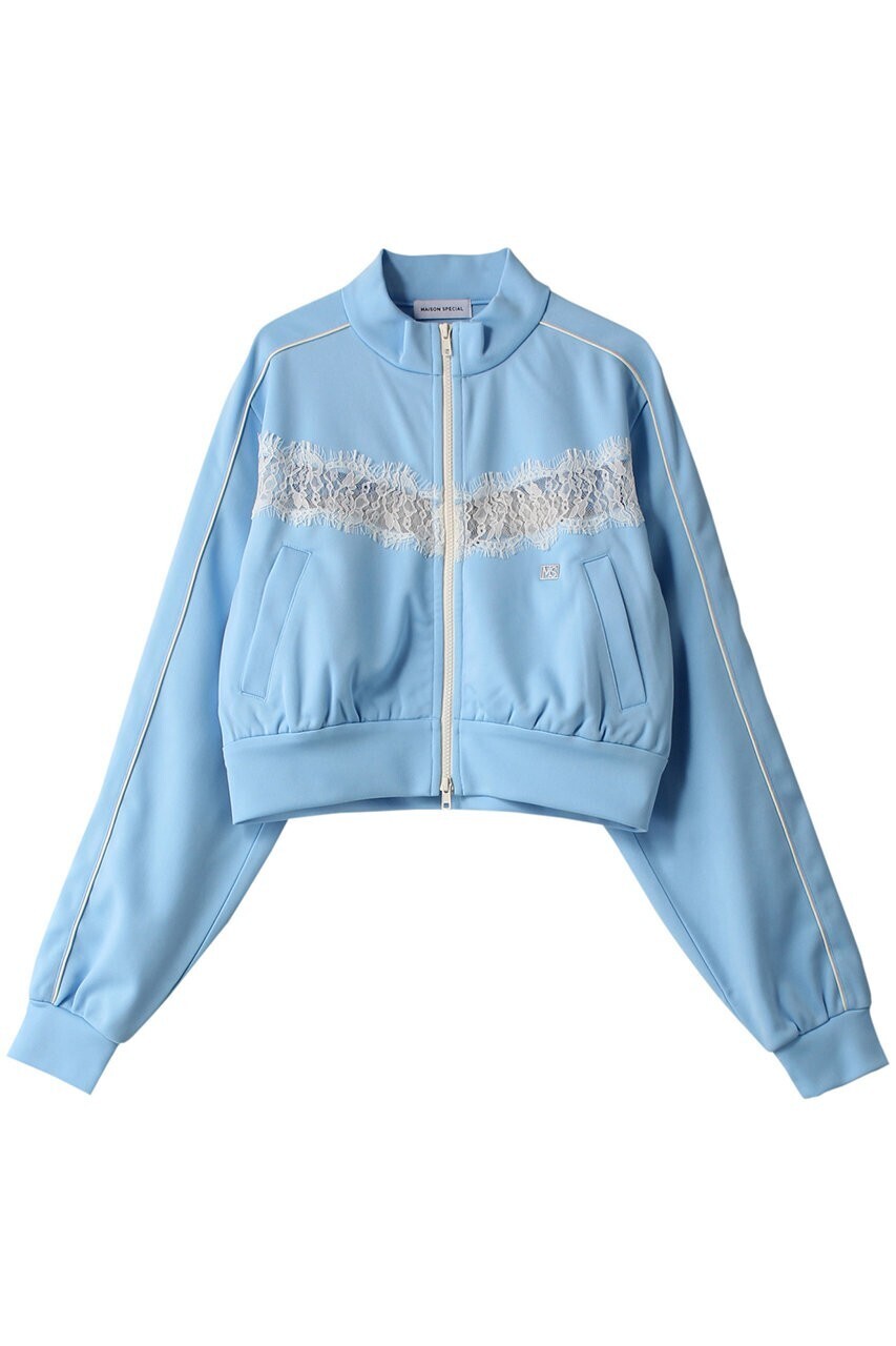 MAISON SPECIAL Lace Docking Jersey Tops