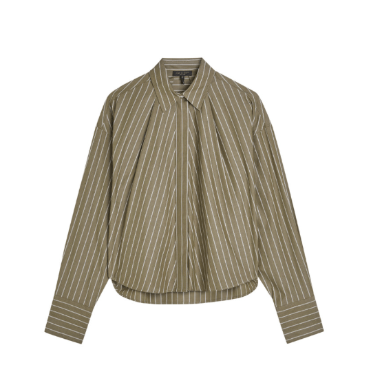 rag & bone Martha Striped Poplin Shirt