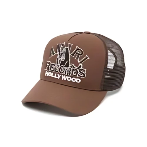 AMIRI Wolf Logo Trucker Hat