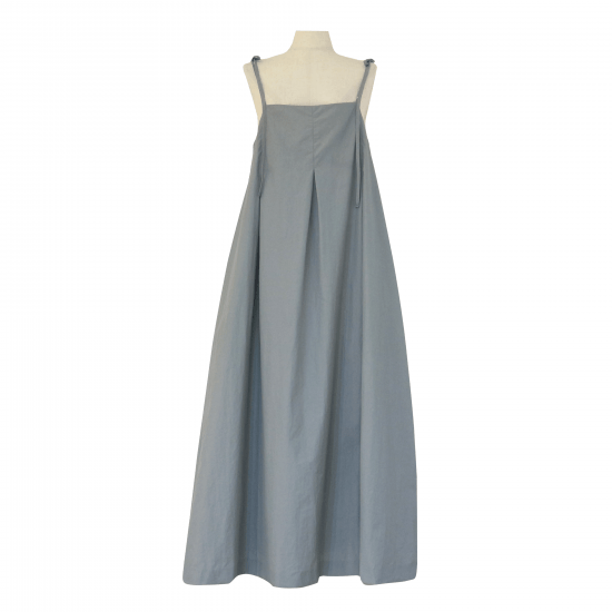 BayBee ribbon strap tuck design op(blue grey)