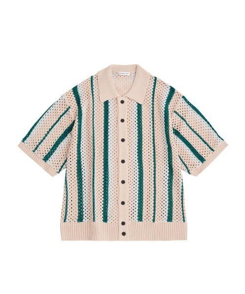 F-LAGSTUF-F STRIPE KINT S/S SUMMER CARDIGAN
