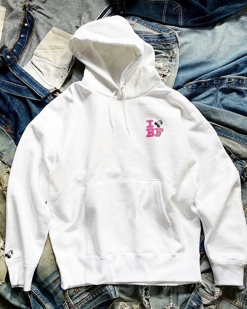 BLACK FRUIT I♡BF HOODED SWEATSHIRT