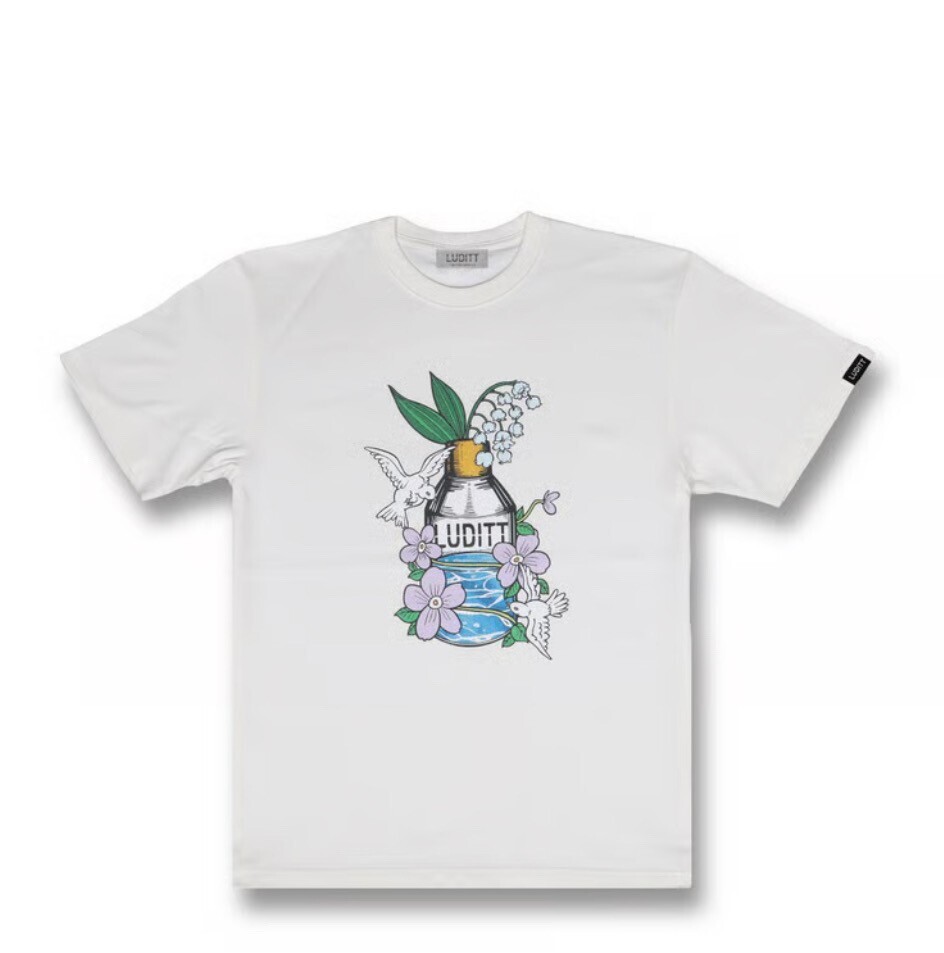 LUDITT PERFUME GRAPHIC T-SHIRT