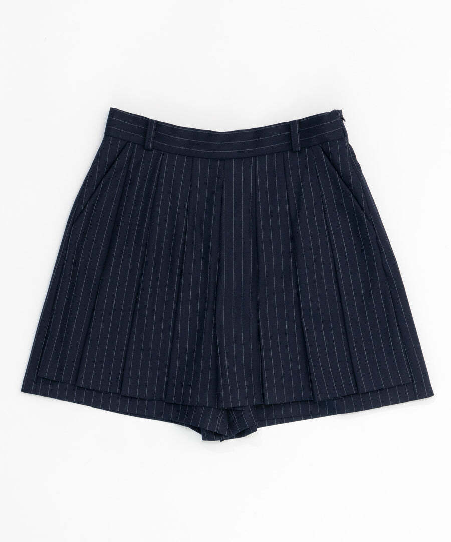 Maison Special Pleats Culotte Skirt