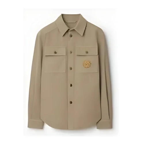 BURBERRY Bクレスト コットンオーバーシャツ