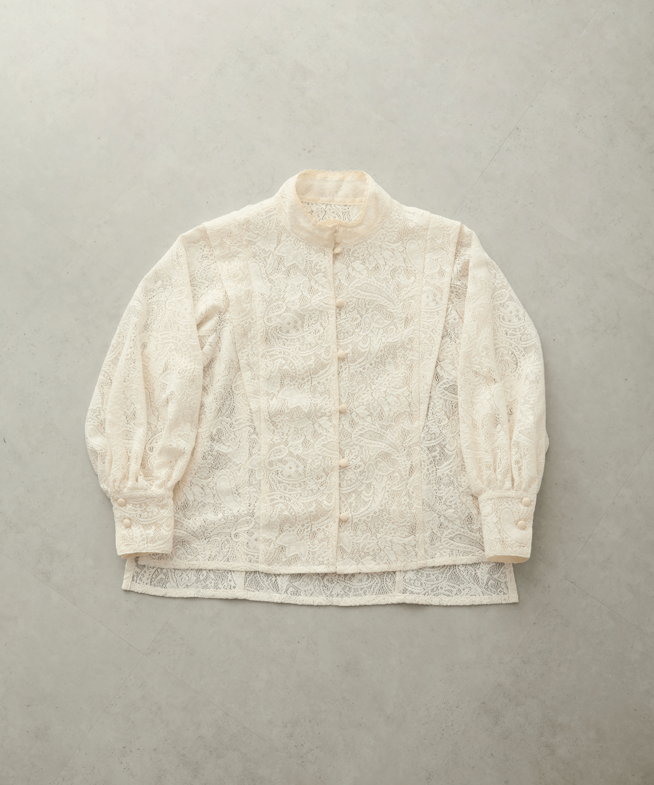 foufou front tuck lace blouse