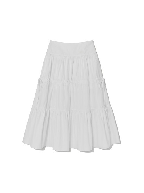 KIJUN Shirring Full Skirt
