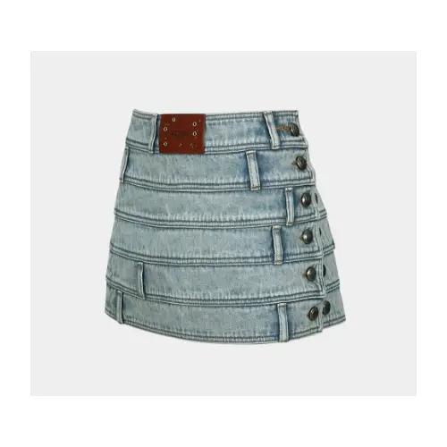 Andersson Bell NEW DUA MULTI WAIST DENIM SKIRT