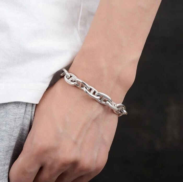 HERMES シェーヌダンクル ブレスレット GM