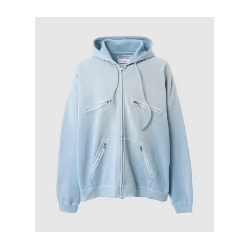 DAIRIKU 5-Zip Vintage Dyed Hoodie