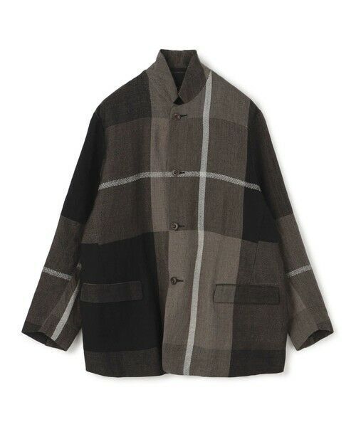 HAVERSACK ATTIRE ウールネック チェック ジャケット