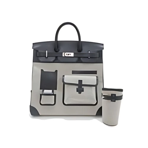 HERMES 天白 オータクロア カーゴ 40 エクリュ