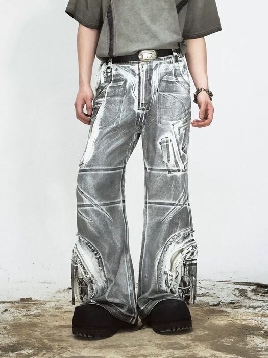PEOPLESTYLE レトロウォッシュ Wide Leg Denim/Jeans