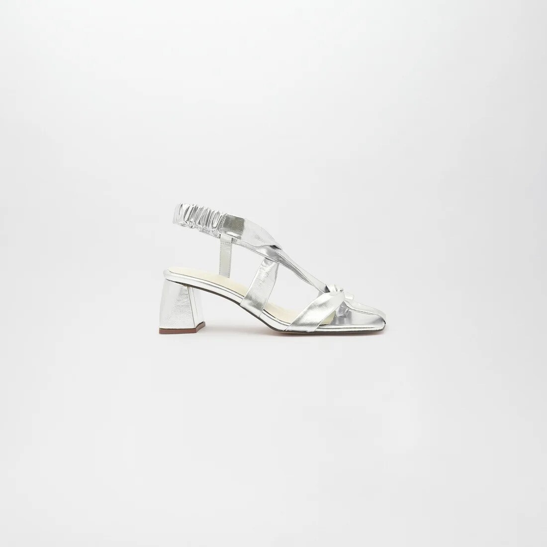 ALM. SUNNY LEATHER SANDALS (Silver)