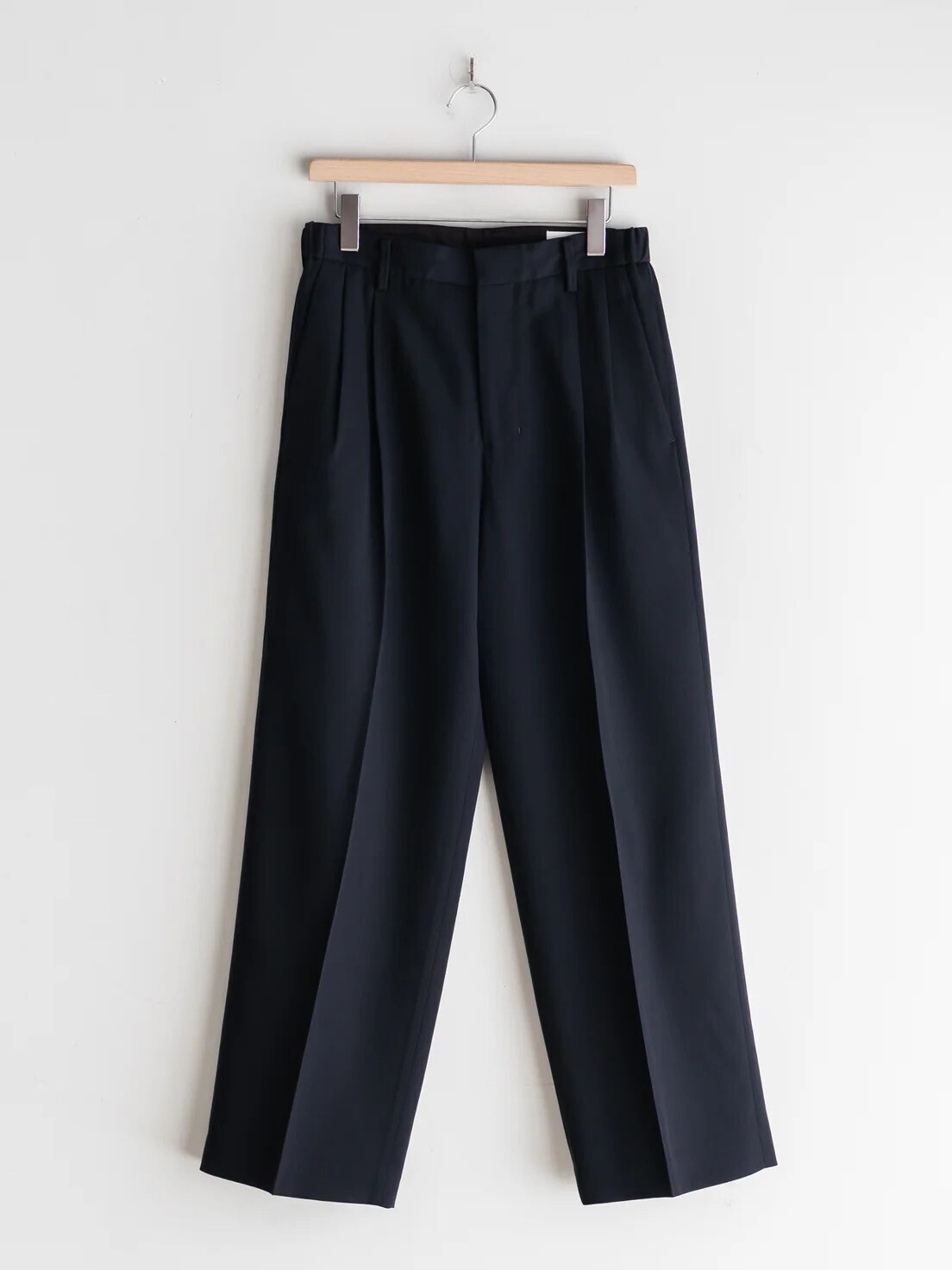 IRENISA TWO TUCKS WIDE TROUSERS