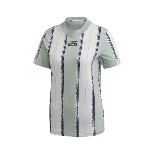 adidas TEE WHITE/GREEN TINT
