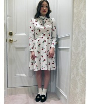 Verybrain rose ptワンピース
