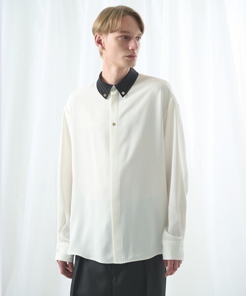 CULLNI 別注 Cleric Collar Shirt