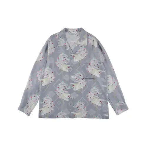 NIPOALOHA SILK CUPRO LONG SLEEVE ALOHA SHIRT