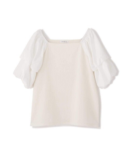 NATURAL BEAUTY BASIC ダブルキャンディースリーブカットソー