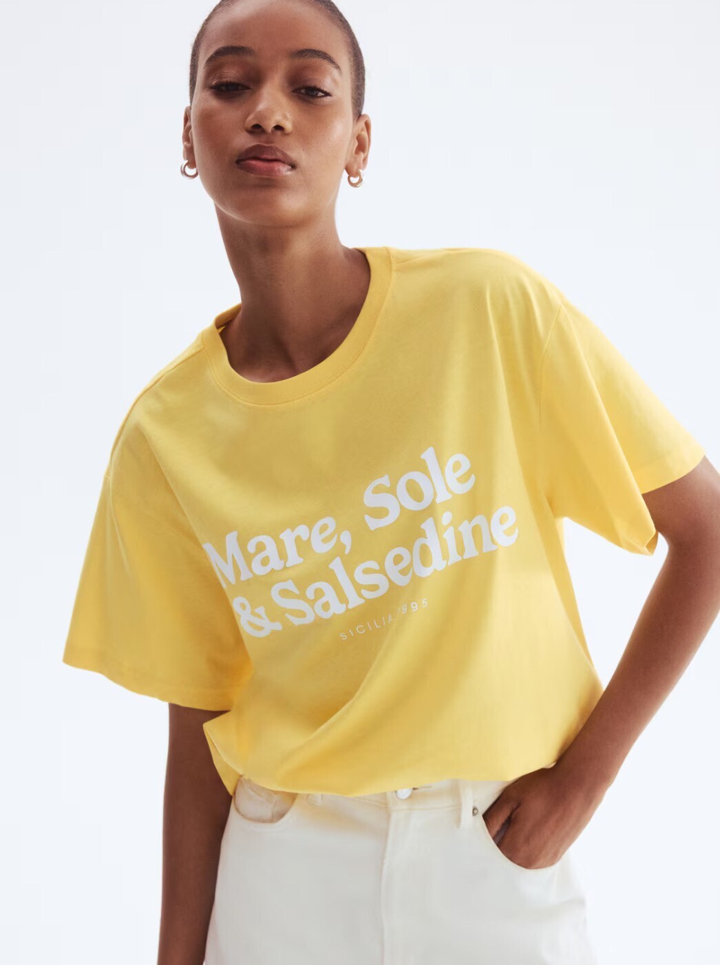 H&M オーバーサイズTシャツ