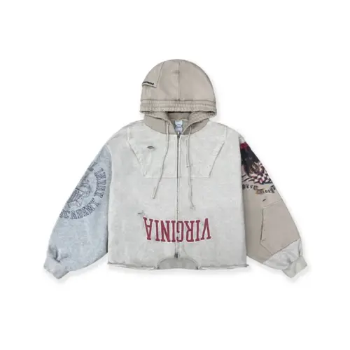 Protocol Index UPSIDE DOWN ZIP HOODIE