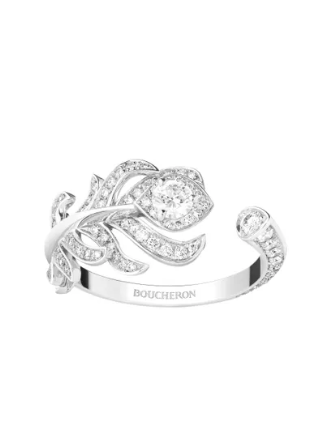 BOUCHERON PLUME DE PAON プリュム ドゥ パオン リング エクストラスモール