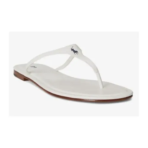 POLO RALPH LAUREN logo-detail leather sandals