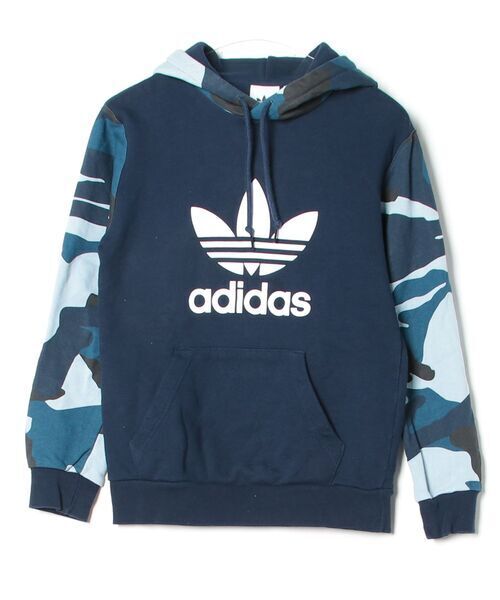adidas プルオーバーパーカー