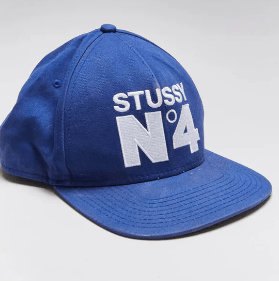 STUSSY ヴィンテージStussy No.4スナップバックキャップ-OS