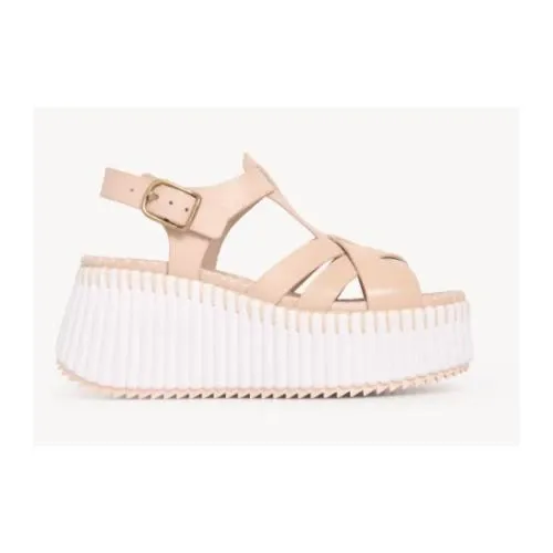 Chloé Namaウェッジ サンダル