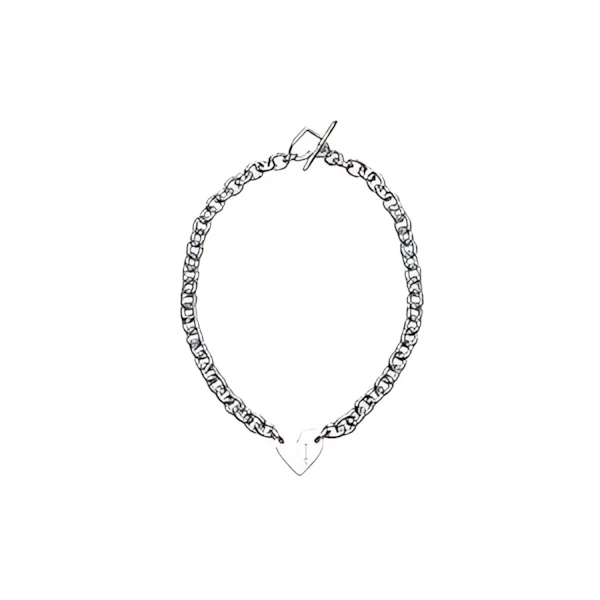 BASICKS Heart Razor Necklace